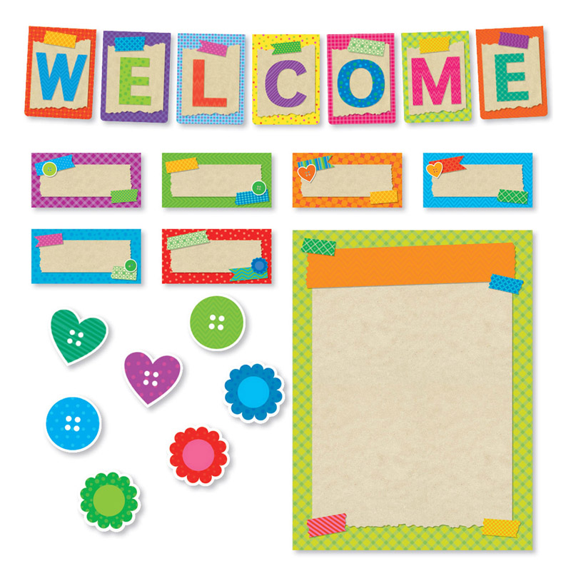 Tape It Up Welcome Bulletin Board