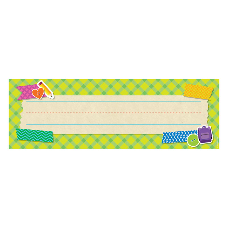 (3 Pk) Tape It Up Name Plates