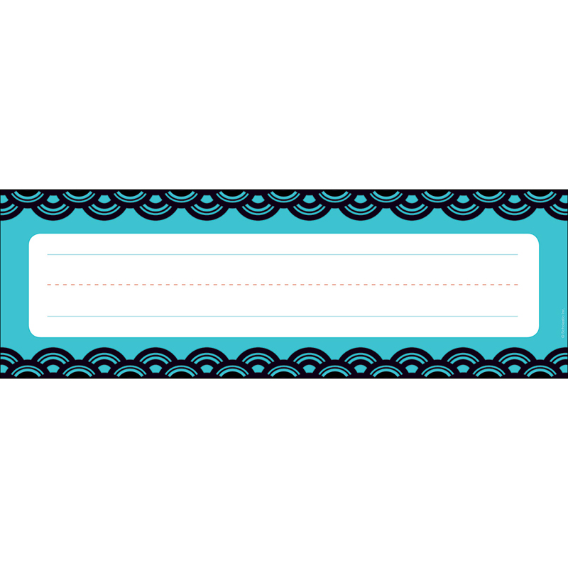 (6 Pk) Aqua Oasis Name Plates