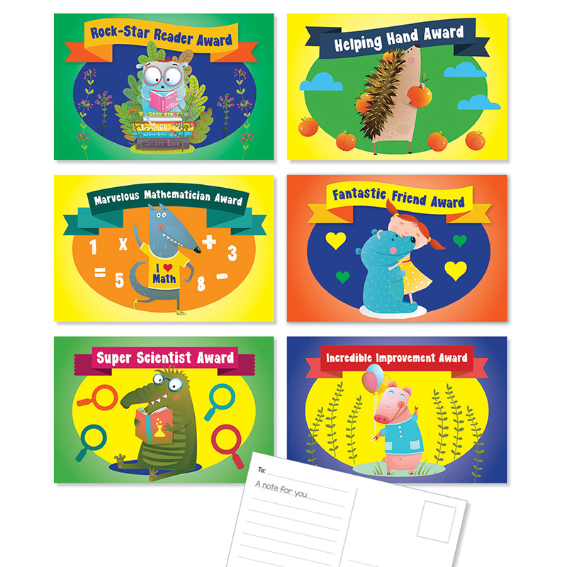 Classroom Awards Postcards