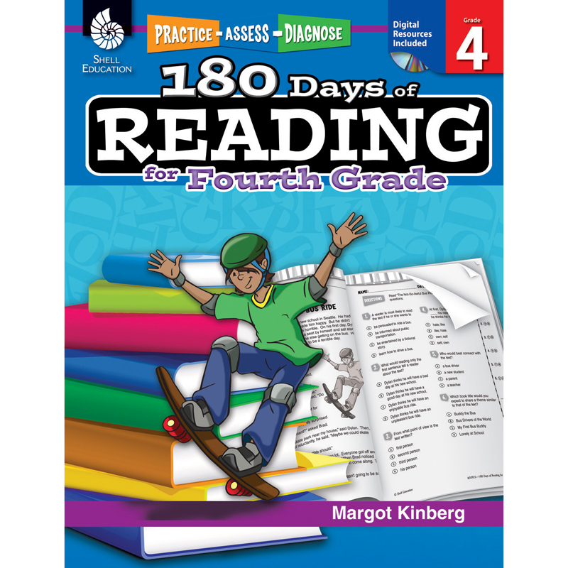 180 Days Of Reading Book For Fourth