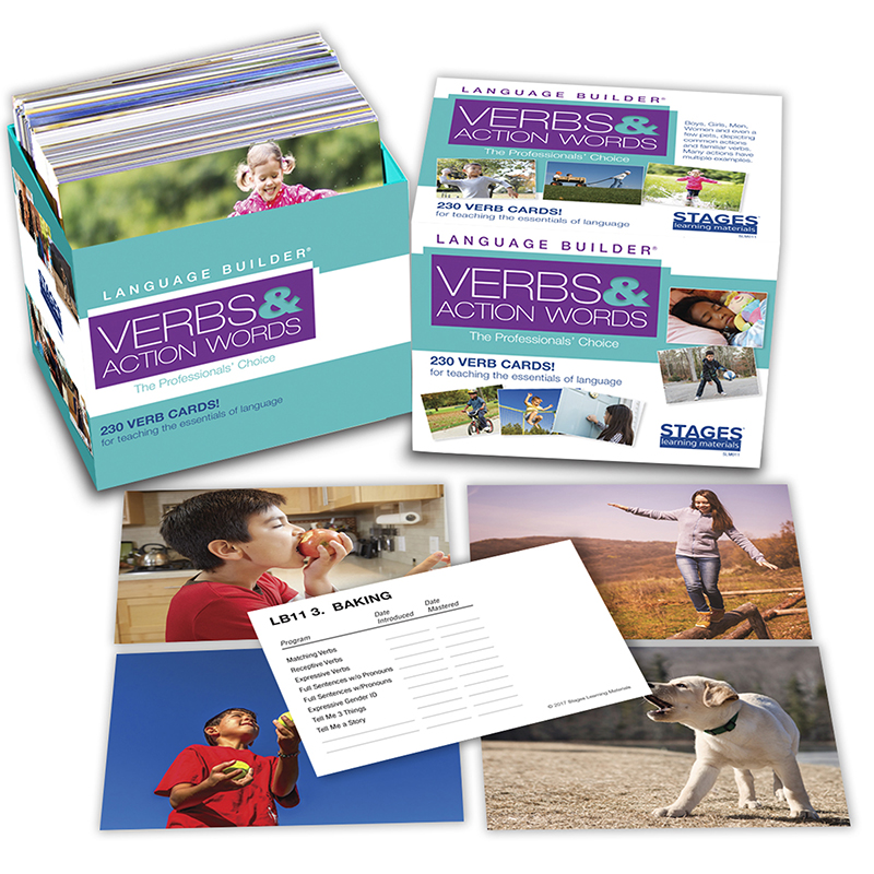 Lang Builder Picture Cards Verbs