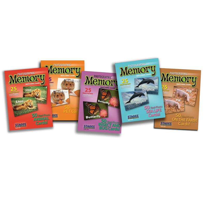 Animal Memory Game Set Of 5