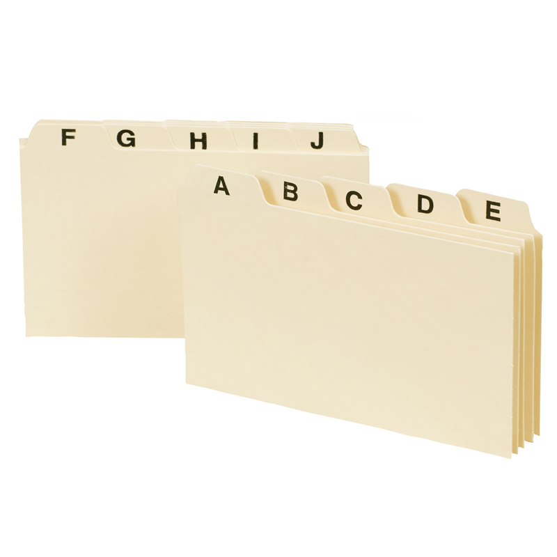 Smead A-Z Index Card Guides 3 X 5