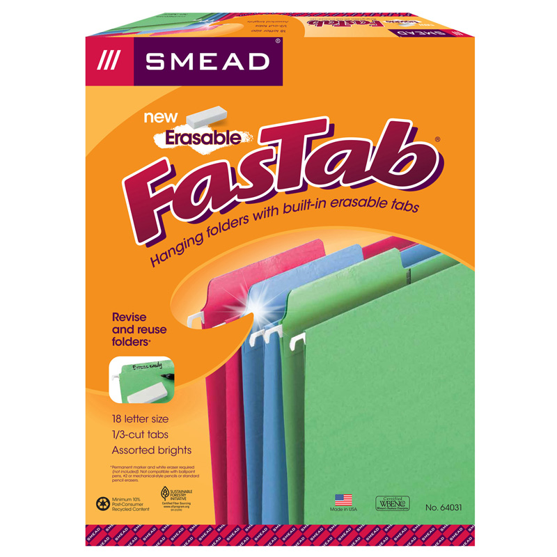 Smead 18ct Asst Colors Erasable