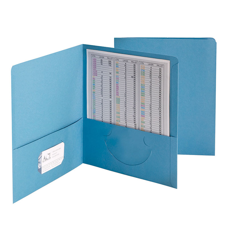 Smead 25ct Blue Standard Two