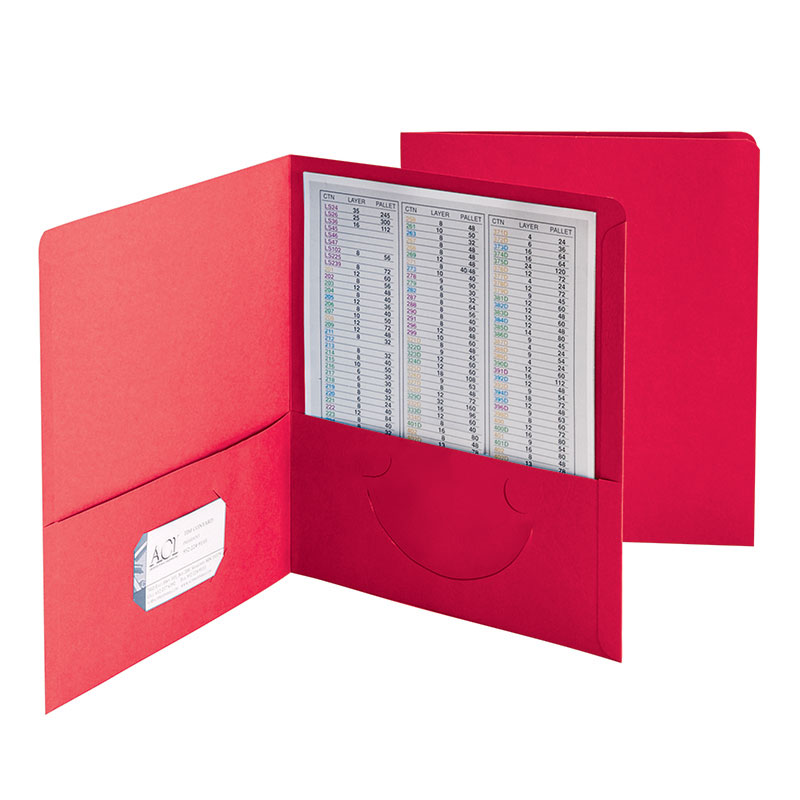 Smead 25ct Red Standard Two