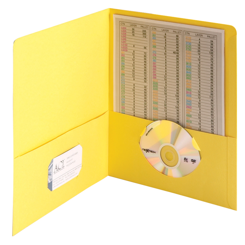Smead 25ct Yellow Standard Two