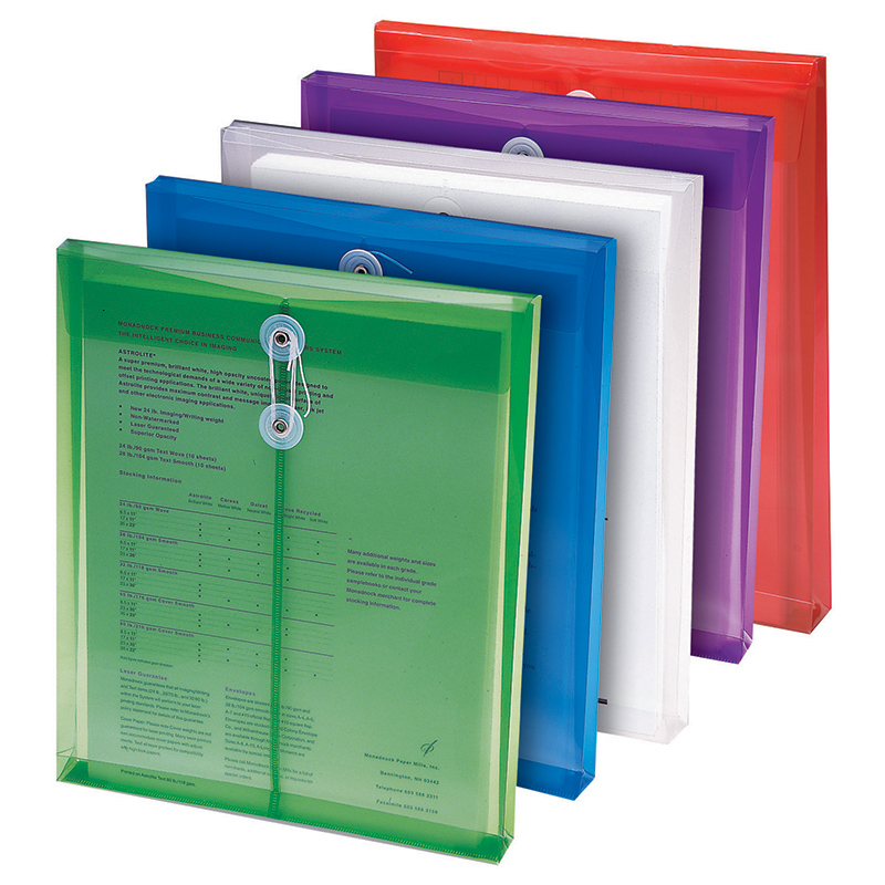 Poly Color Envelopes 5pk Assorted