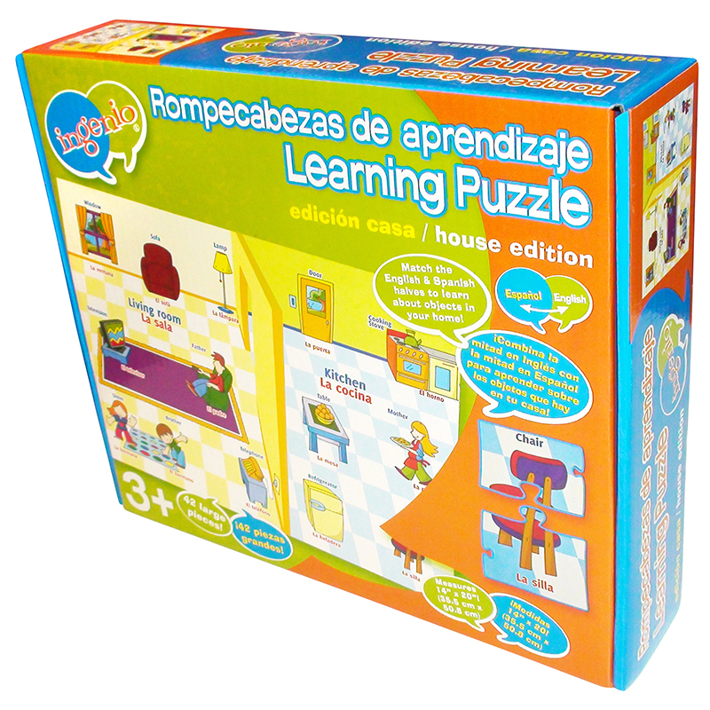 At Home Bilingual Learning Puzzle