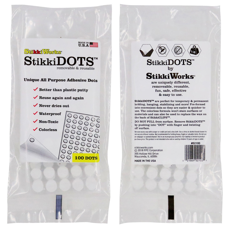 Stikkidots Pack Of 100 Dots
