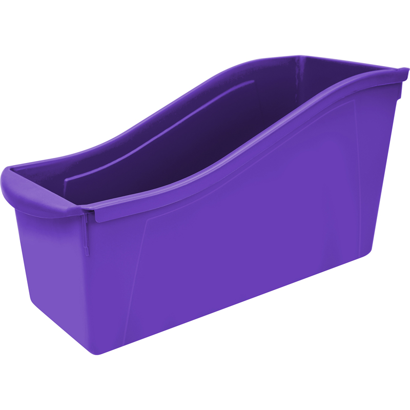 (6 Ea) Large Book Bin Purple