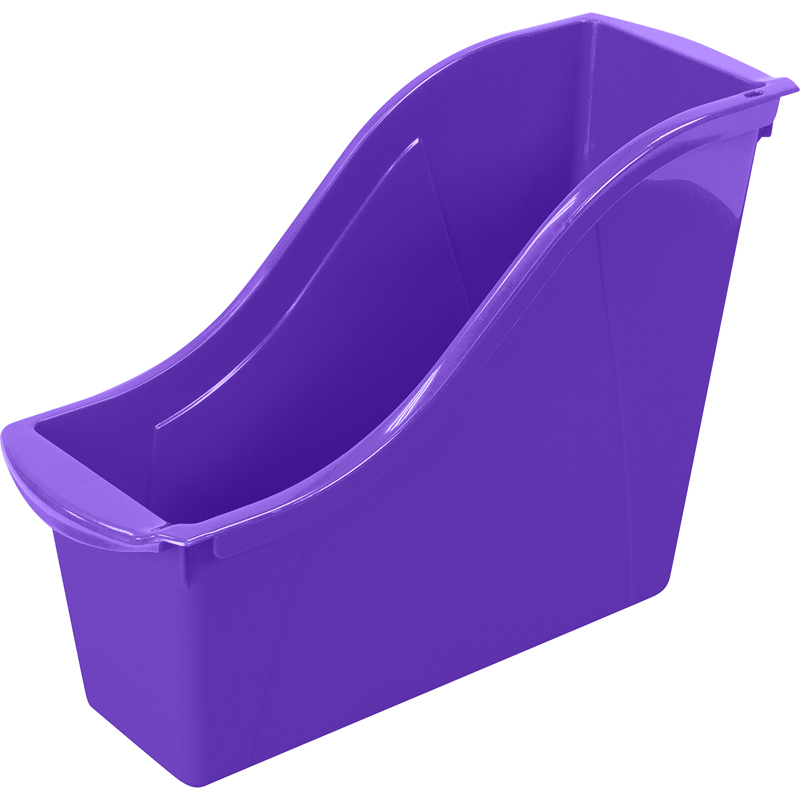 (6 Ea) Small Book Bin Purple