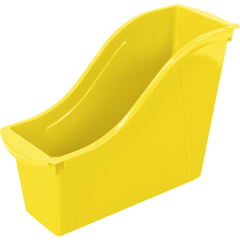 (6 Ea) Small Book Bin Yellow