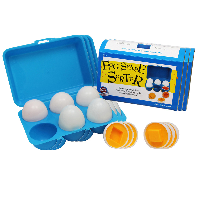 (3 Ea) Egg And Shape Sorter