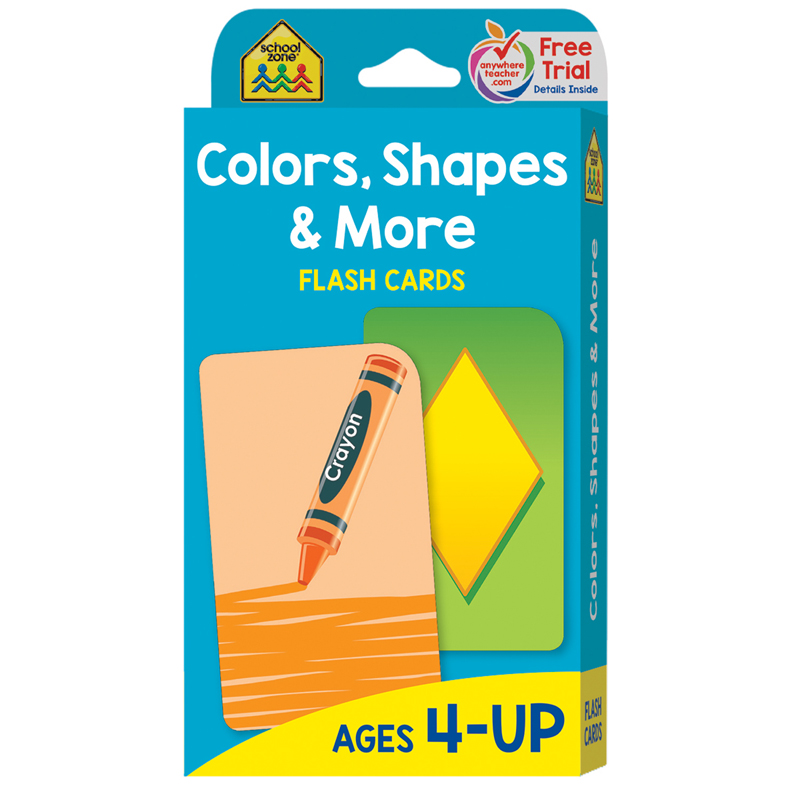 Colors Shapes & More Flash Cards