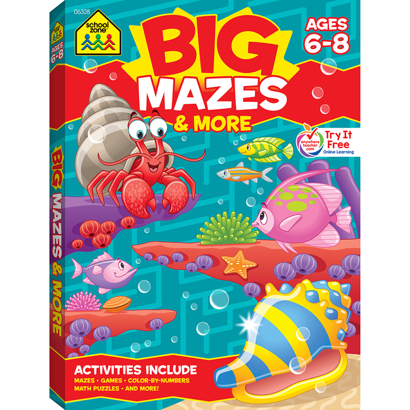 Big Mazes & More Workbook