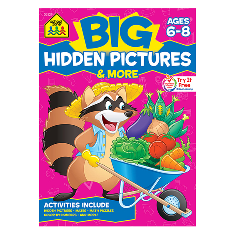 Big Hidden Pictures & More Workbook