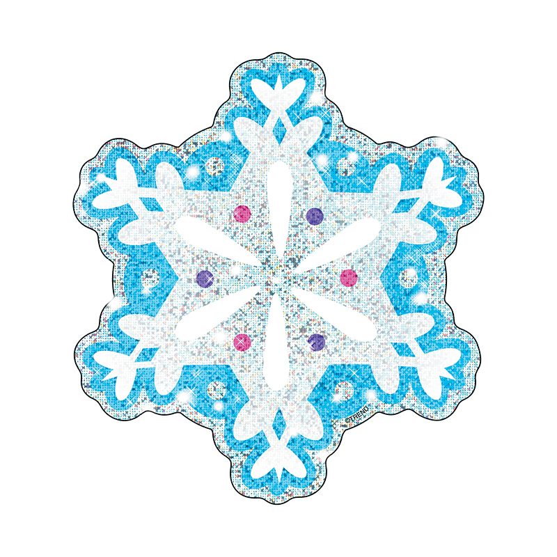 (6 Pk) Shimmer Snowflakes Sparkle