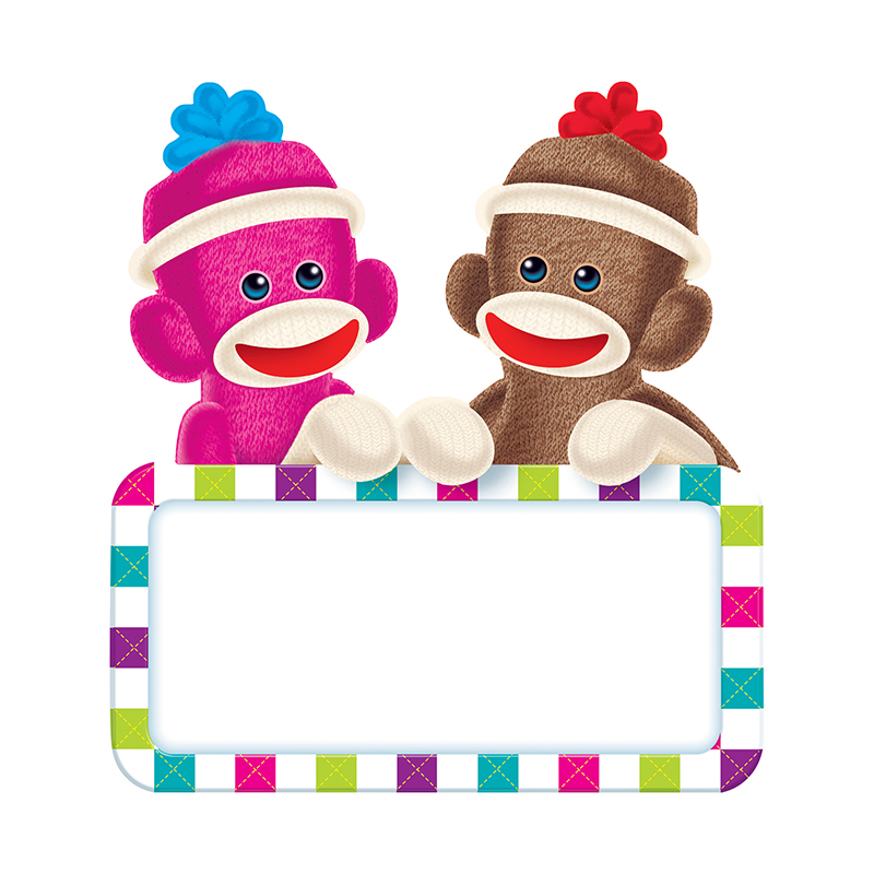 (6 Pk) Sock Monkeys Signs Classic