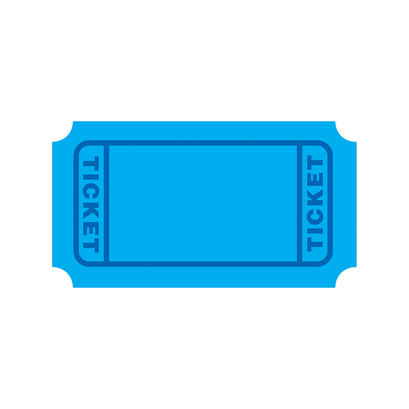 Blue Tickets Accents