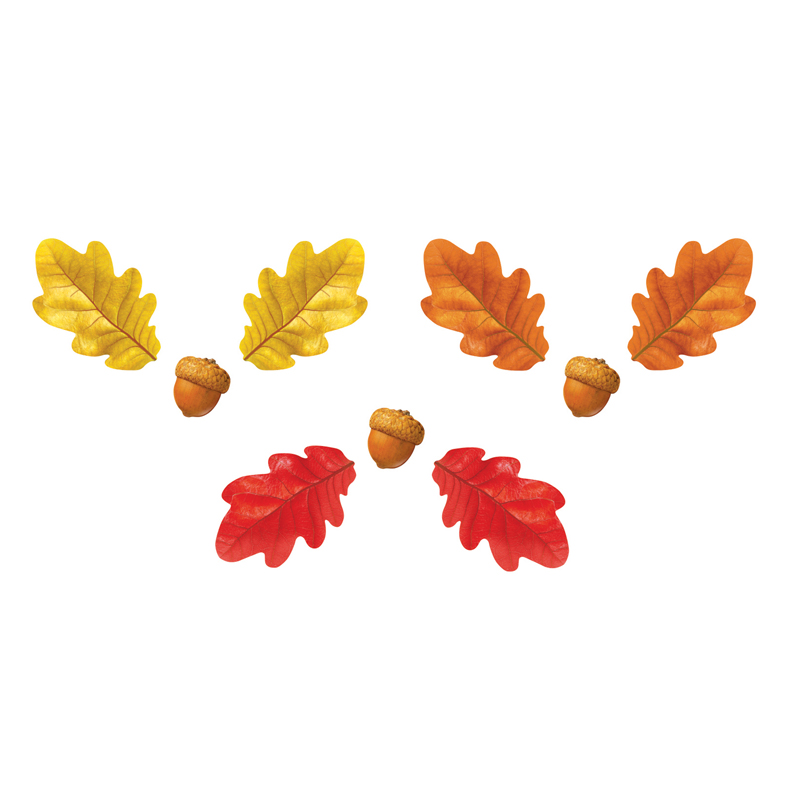 (6 Pk) Oak Leaves Acorns Class