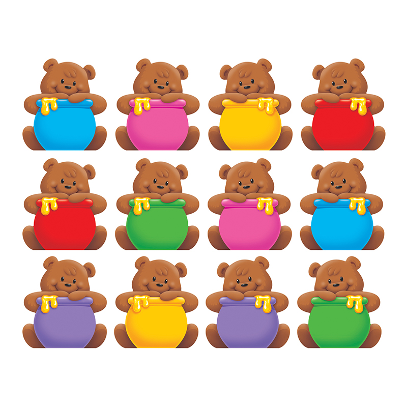 (6 Pk) Classic Accents Mini Bears