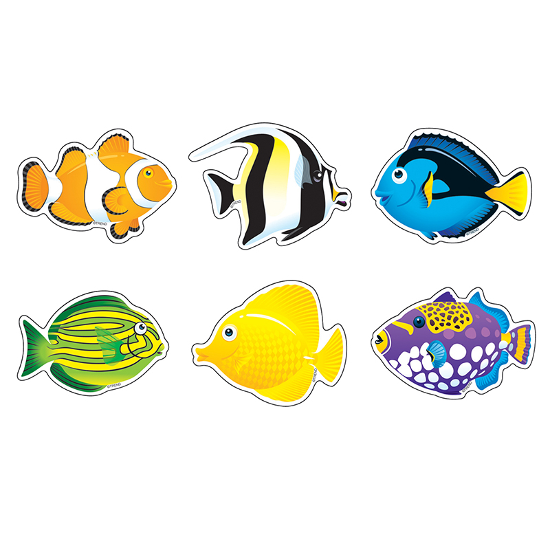 (6 Pk) Classic Accents Mini Fish