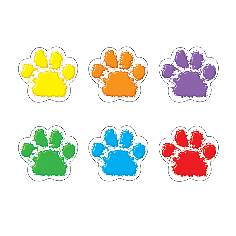 (6 Pk) Paw Prints Mini Accents