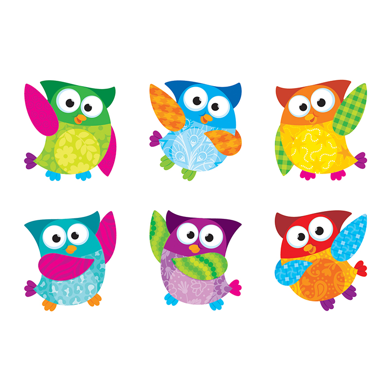 (6 Pk) Owl Stars Mini Accents