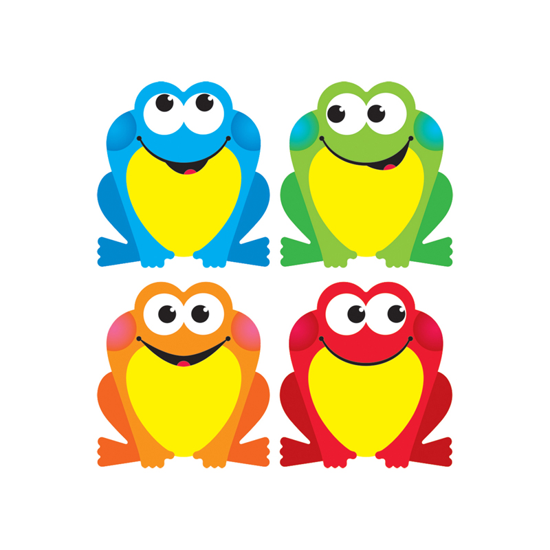 Colorful Frogs Mini Accents