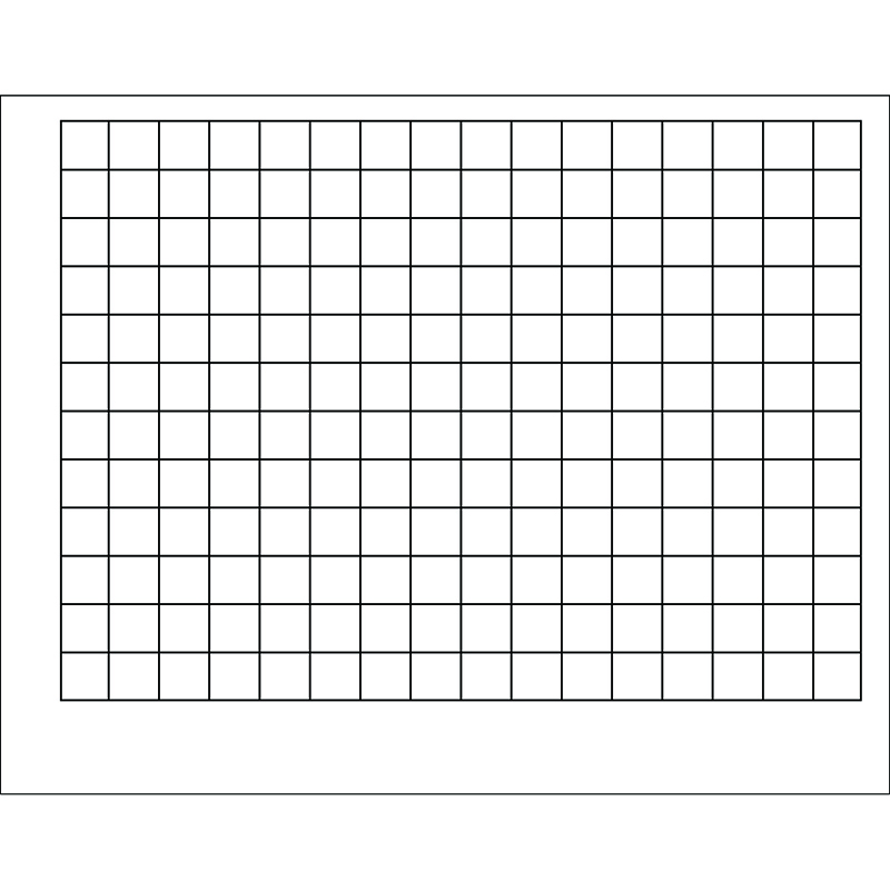 Wipe-Off Chart Graphing Grid 1-1/2