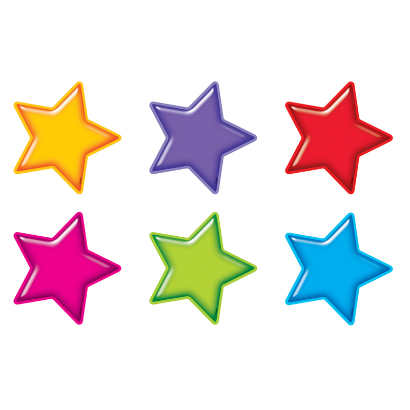 (6 Pk) Gumdrop Stars Accents