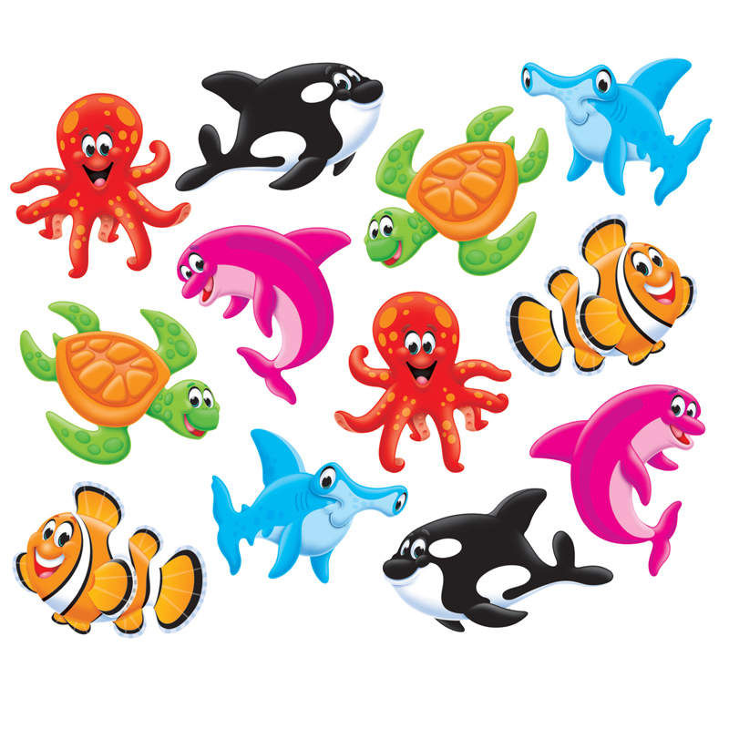 (6 Pk) Sea Buddies Classic Accents