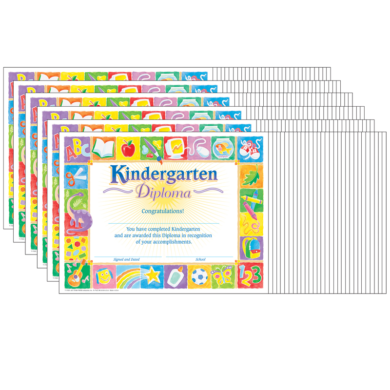 (6 Pk) Classic Diploma Kindergarten