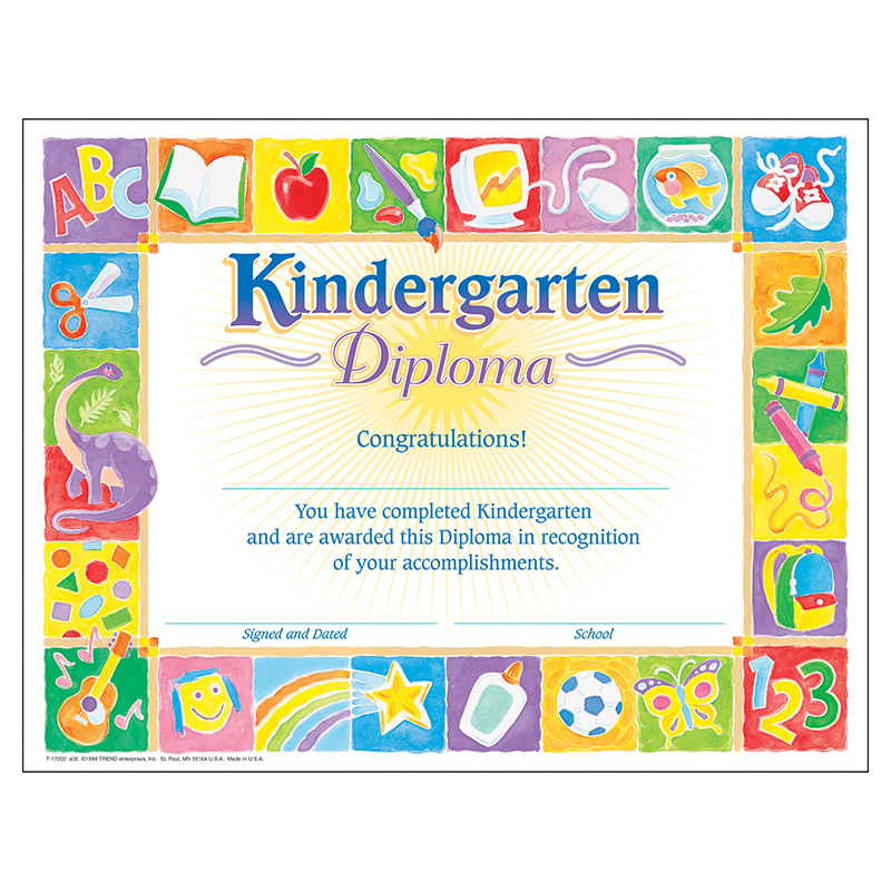 Classic Diploma Kindergarten 30pk