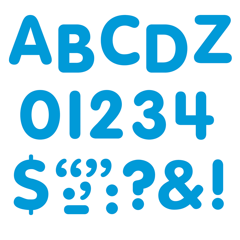 (6 Pk) Stick-Eze 1in Letters Num