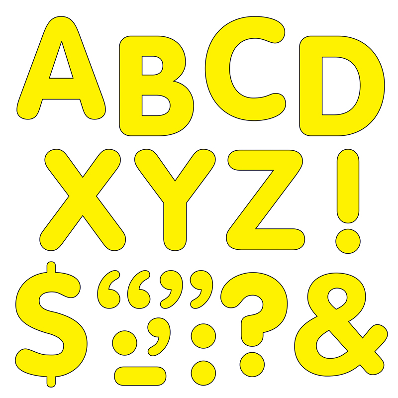 (6 Pk) Stick-Eze 2 In Letters &