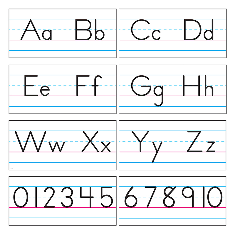 Bb Set Manuscript Zaner-Bloser 18