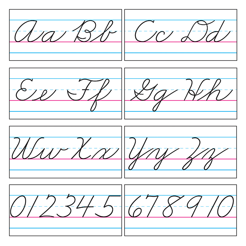 Bb Set Cursive Zaner-Bloser 18