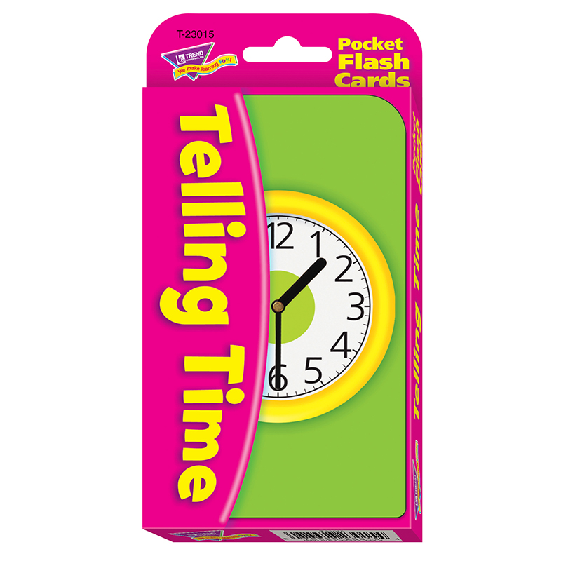 Pocket Flash Cards Telling Time