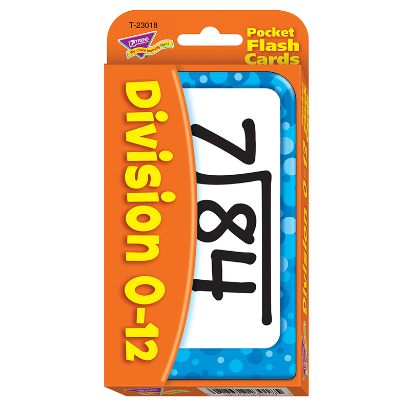 Pocket Flash Cards Division 56-Pk