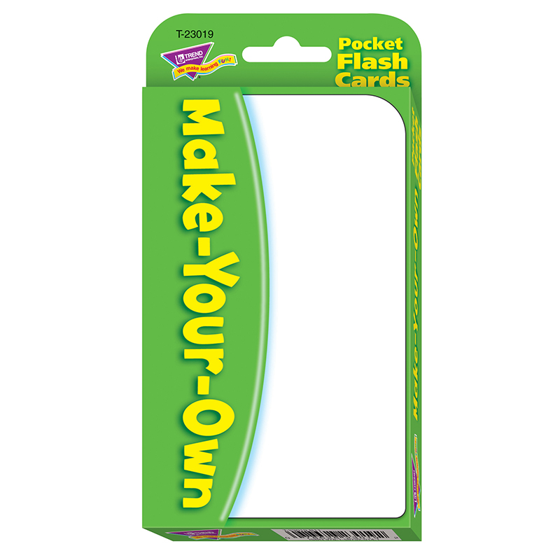 Pocket Flash Cards Make 56-Pk