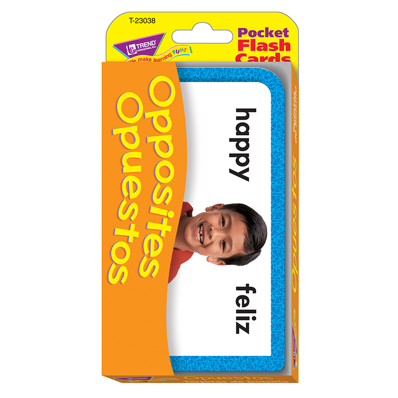 Pocket Flash Cards Opposites