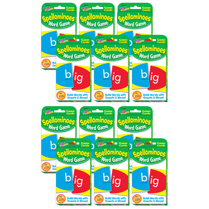 (12 Ea)Challenge Cards Spellominoes