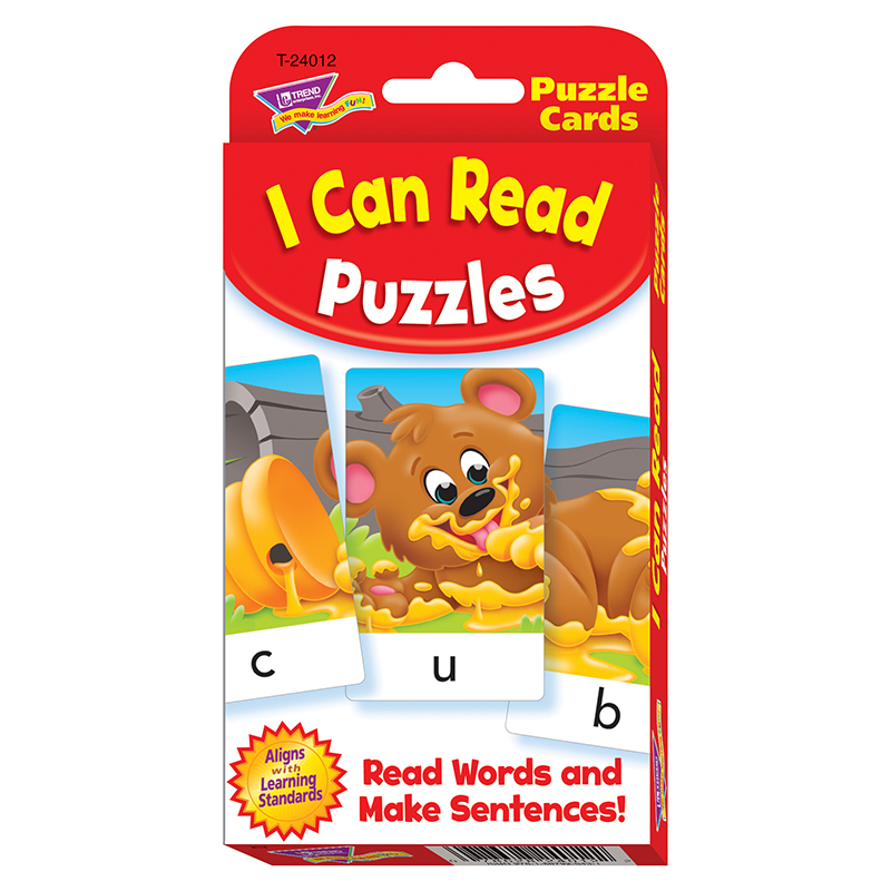 Challenge Cards I Can Read Puzzles