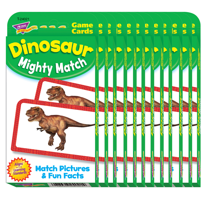 (12 Pk) Dinosaur Mighty Match