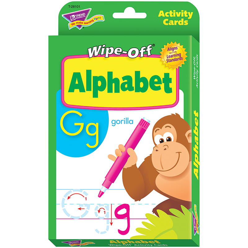 Alphabet Wipe Off Activity Cards