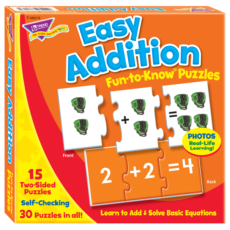 Easy Addition Puz Fun-To-Know