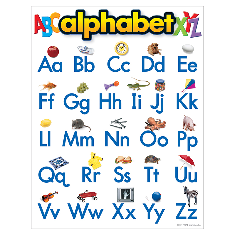 Chart Alphabet 17 X 22 Gr Pk-2